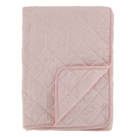 Aix quilt vattæppe med mælkedrengestriber