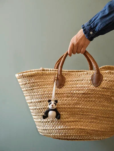 Nøglering med panda