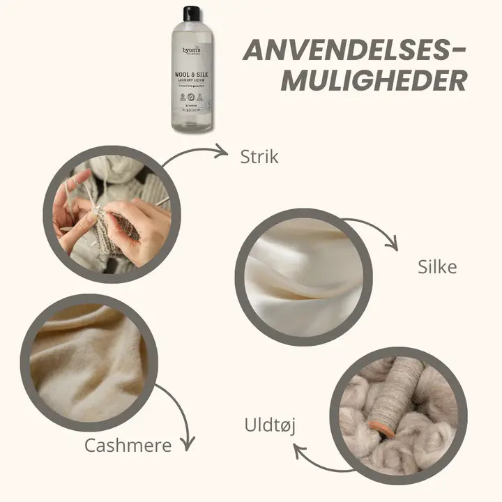Uld & silke - probiotisk vaskemiddel - uden parfume
