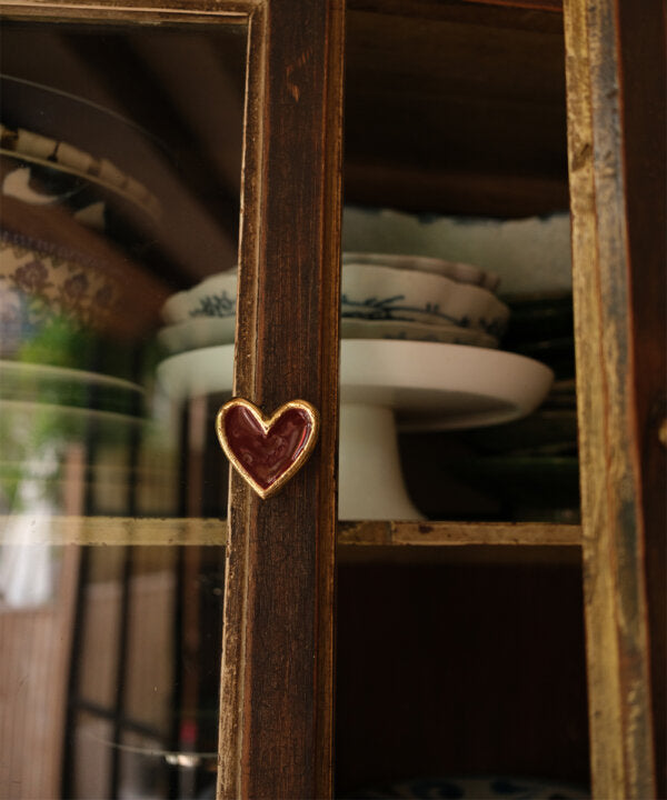 Pyar Heart møbelknop – rød