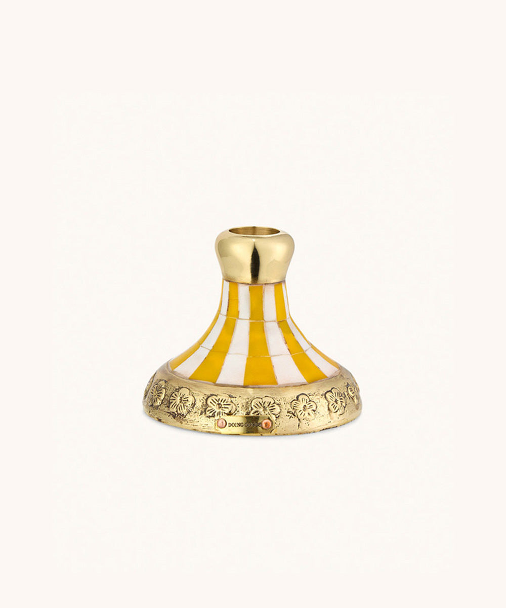Sanya Striped lysestage – gul